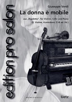 La Donna E Mobile Extr. Rigoletto VERDI Partition Trios
