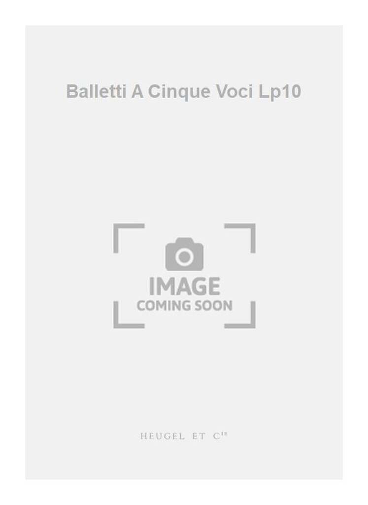 Balletti A Cinque Voci Gastoldi / sanvoisin Partition