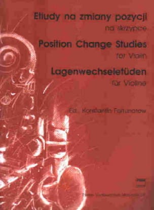 Position change studies Konstantin Fortunatow Partition Violon