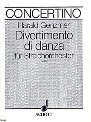 Divertimento di danza - Partitur Harald Genzmer Partition Grand format
