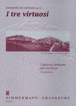 I tre virtuosi op. 31 Partitur + Stimmen - 3 Flöten