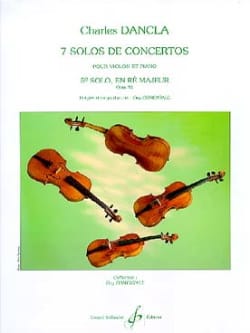 Solo de concerto n° 5 op. 94 en ré majeur DANCLA Partition Violon