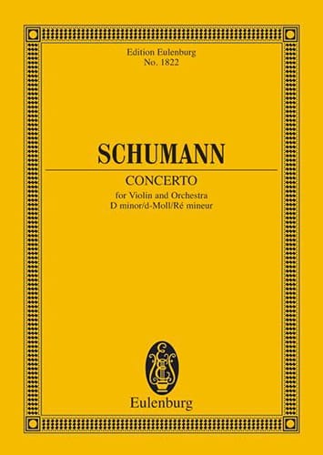 Violin-Konzert D-Moll - Conducteur SCHUMANN Partition Petit format