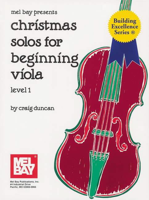 Christmas Solos for Beginning Viola - Level 1 - Craig Duncan