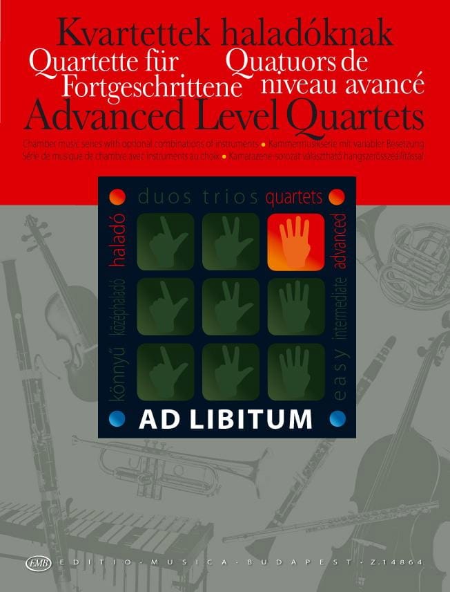 Quatuors de Niveau Avancés Andras Soos Partition