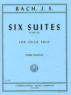 6 Suites Pour Violoncelle Seul Fournier BACH Partition Violoncelle