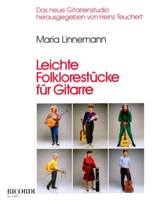 Leichte Folklorestücke für Gitarre Maria Linnemann Partition Guitare