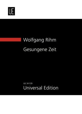 Gesungene Zeit - Wolfgang Rihm - Partition - Grand format