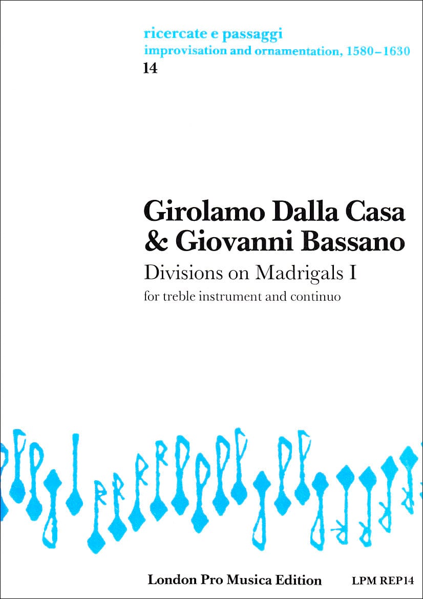 Divisions on madrigals I Casa Dalla Partition