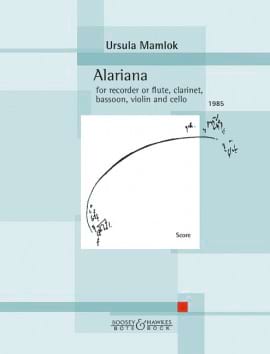 Alariana - Score Ursula Mamlok Partition Grand format