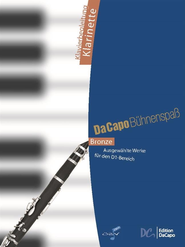 Da Capo Bühnenspass - Accompagnements Piano Partition Clarinette