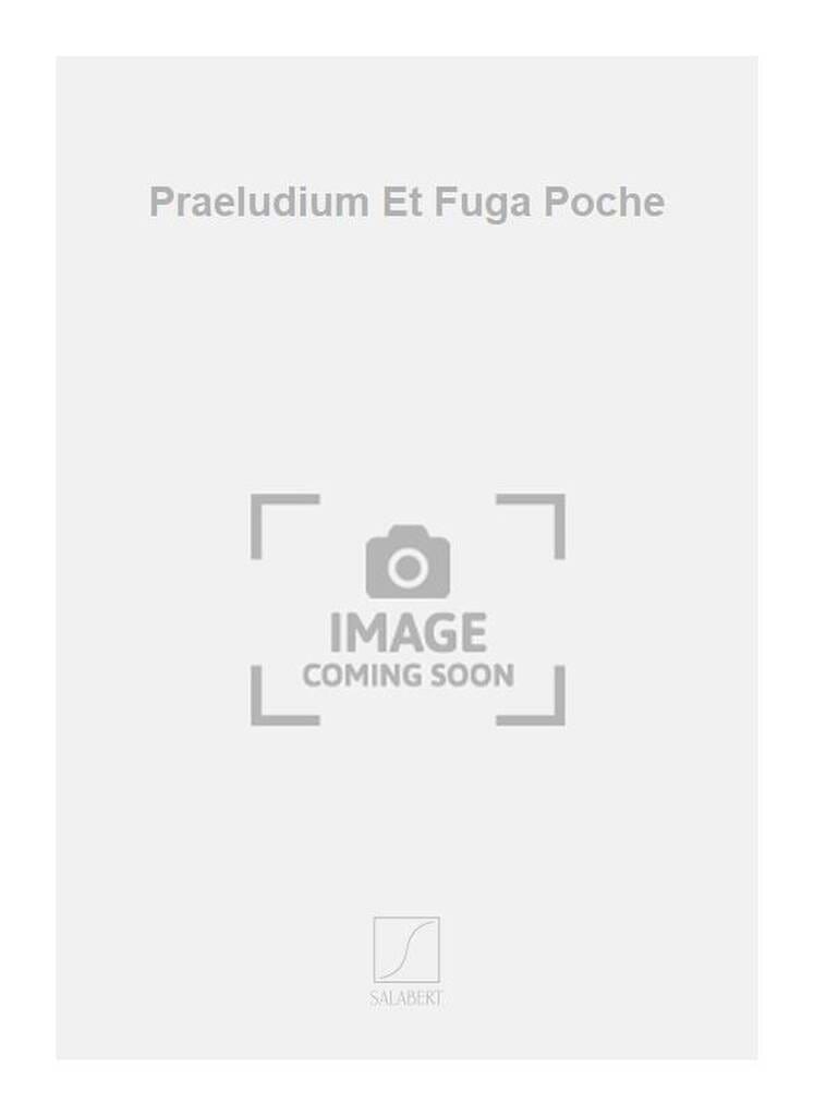 Praeludium Et Fuga Poche Constantin Silvestri Partition Grand format