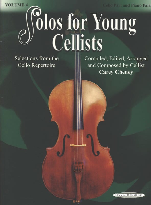 Solos for young cellists volume 4 Cheney Carey Partition