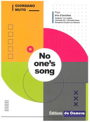 No one's song - Trio d'Anches Giordano Muto Partition Trios