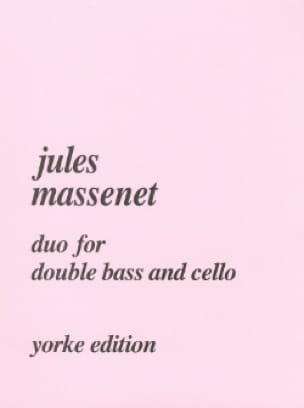 Duo for double bass and cello MASSENET Partition Duos