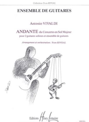 Andante du Concerto en sol majeur VIVALDI Partition Guitare