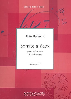Sonate à deux Jean Barrière Partition Duos