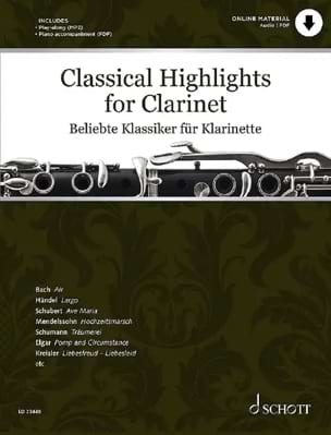 Classical Highlights - Clarinette Auteurs Divers Partition Clarinette