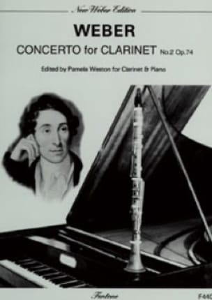 Concerto Clarinette n° 2 op. 74 - Carl Maria von Weber - Partition