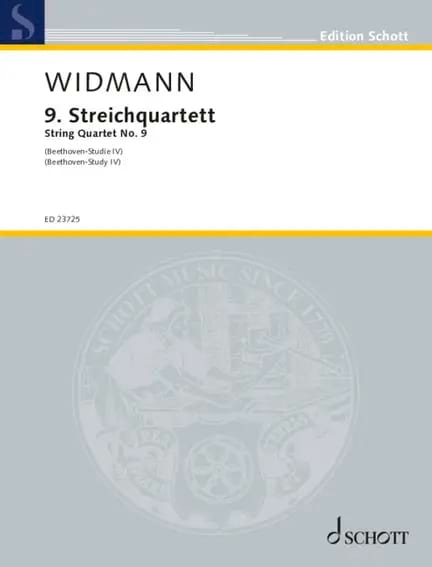Quatuor à Cordes n° 9 - Jörg Widmann - Partition - Quatuors