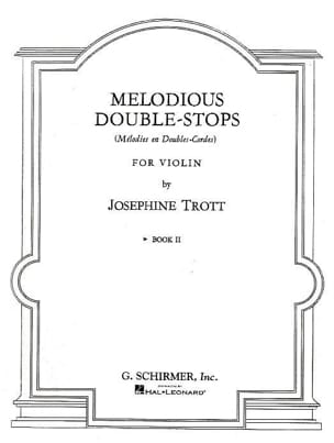 Melodious double stops - Volume 2 Josephine Trott Partition Violon
