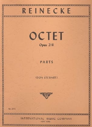 Octet op. 216 - Parts Carl Reinecke Partition OCTUORS