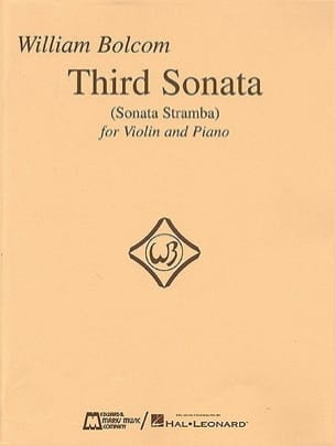 3ème Sonate - Sonata Stramba William Bolcom Partition Violon