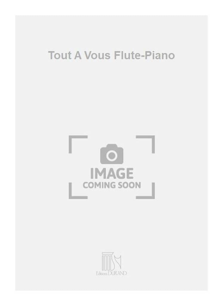 Tout à vous - Flûte piano Emile Waldteufel Partition Flûte traversière
