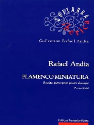 Flamenco miniatura Rafael Andia Partition Guitare