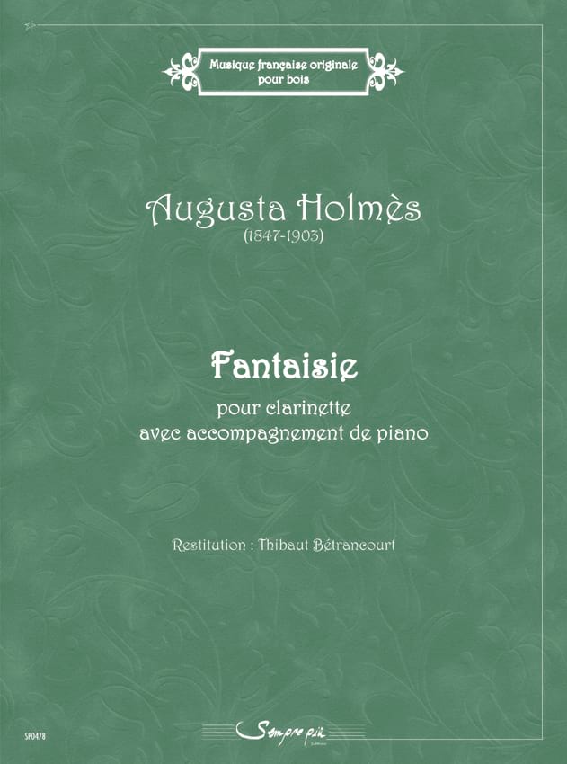 Fantaisie - Augusta Holmès - Partition - Clarinette