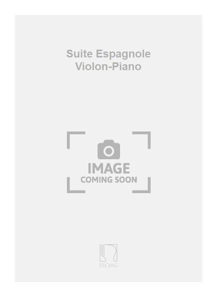 Suite espagnole - Violon Joaquin Nin Partition Violon