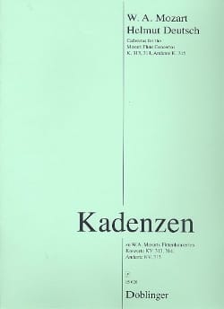 Parcourir les pages de Kadenzen zu Flötenkonzerten und Andante - Flöte solo