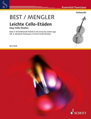 Easy Cello Studies, Vol. 2 - Violoncelle Partition Violoncelle