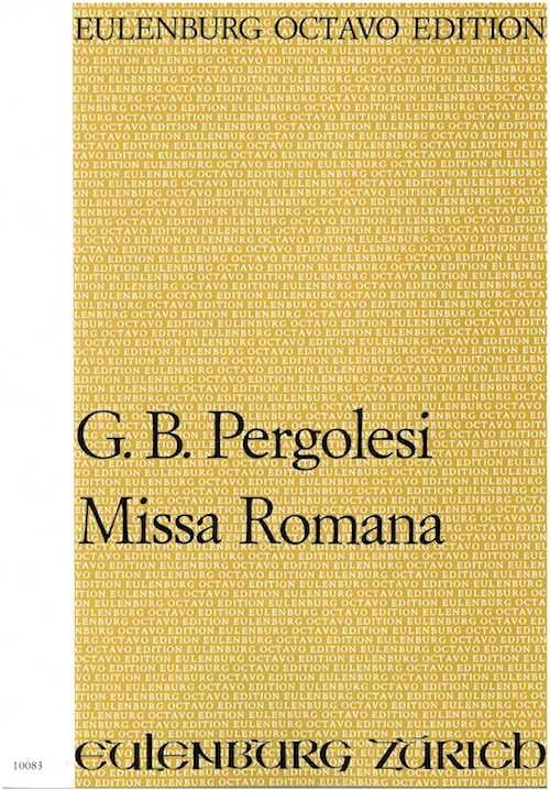 Missa Romana - Partitur PERGOLESE Partition