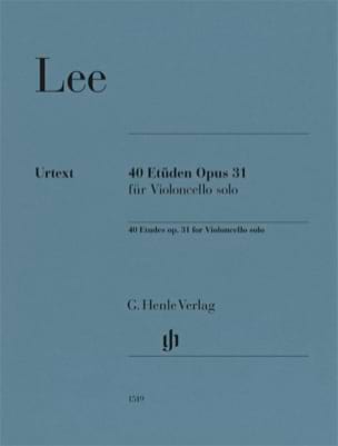 40 Etudes opus 31 Sebastian Lee Partition Violoncelle