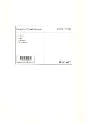 Divertissement FRANÇAIX Partition