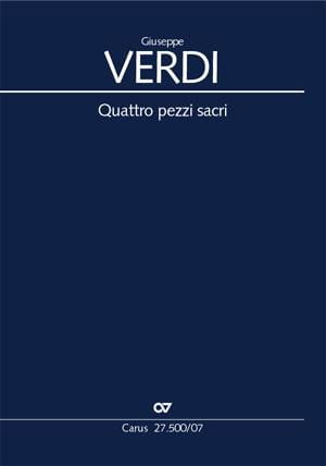 Quattro pezzi sacri VERDI Partition Grand format