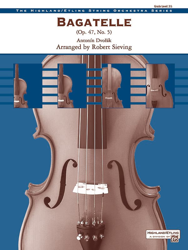 Bagatelle (from Op. 47, No. 5) Antonin Dvorak Partition