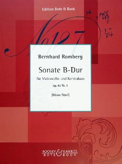 Sonate B-Dur op. 43 n° 1 - Cello Kontrabass