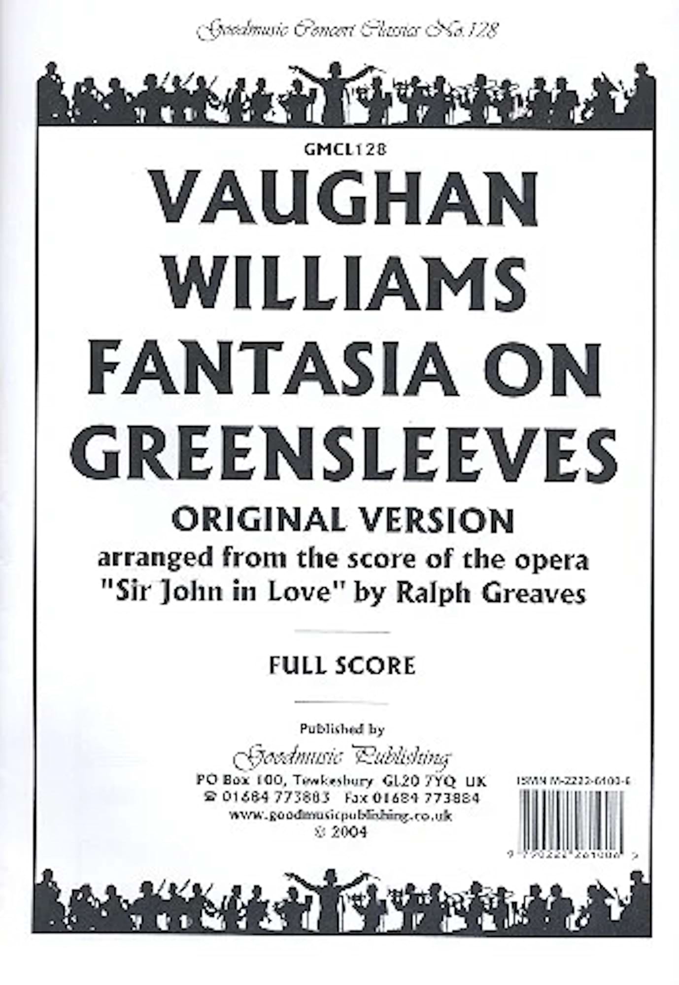 Fantaisie sur Greensleeves - Conducteur - WILLIAMS VAUGHAN - Partition