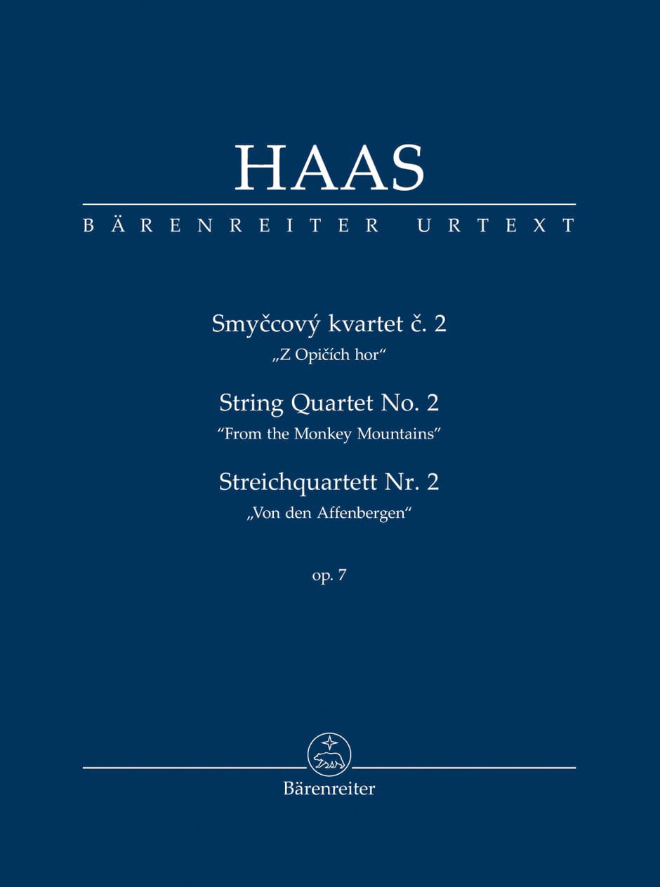 Quatuor à Cordes n° 2 - Conducteur Pavel Haas Partition Petit format
