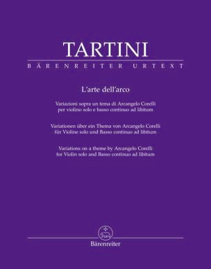 L'arte dell'arco TARTINI Partition Violon