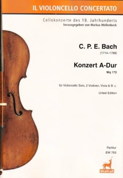Concerto pour Violoncelle, Wq 172 - Conducteur