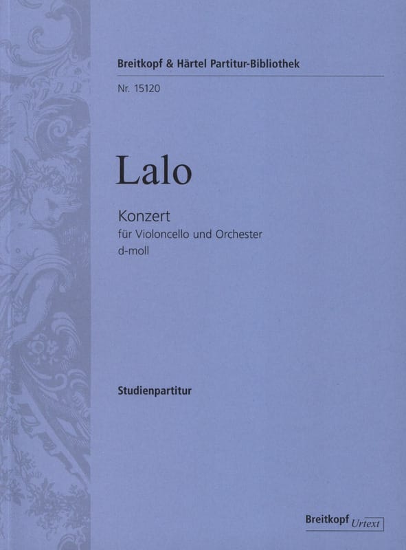 Concerto en Ré Mineur pour Violoncelle et Orchestre - LALO - Partition