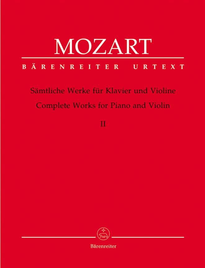 oeuvres complètes pour violon et piano volume 2 - MOZART - Partition