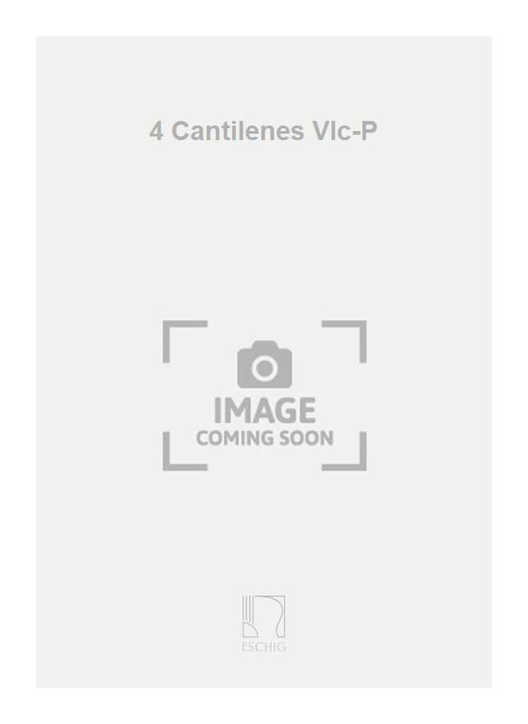 4 Cantilènes Adrian Williams Partition