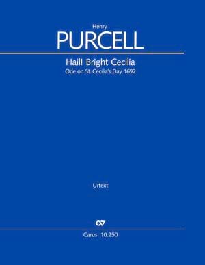 Hail ! Bright Cecilia PURCELL Partition Grand format