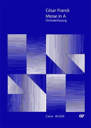Messe in A Orchesterfassung FRANCK Partition Grand format