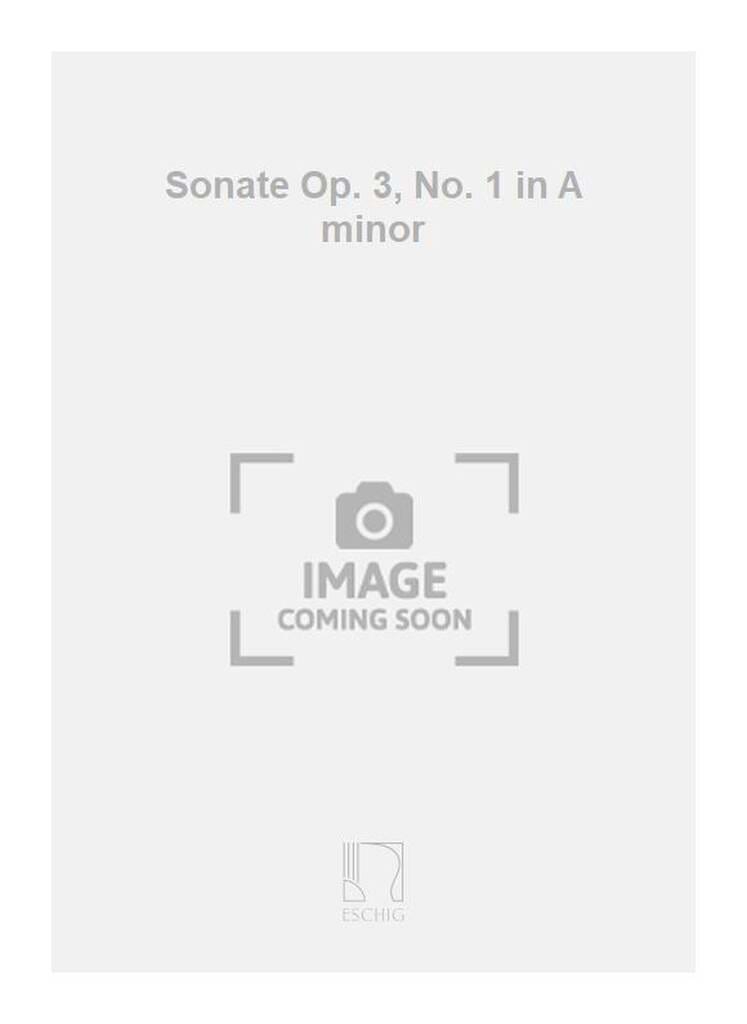1er Livre de sonates, op. 3 n° 1 LECLAIR Partition Violon