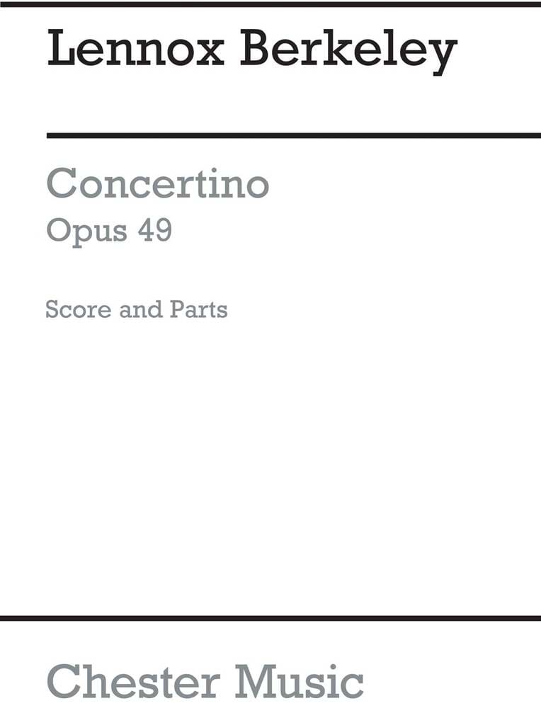 Concertino, Op. 49 - Flûte A Bec-Violon-Violoncelle-Clavecin